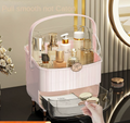 Multi-Layer Dust-Proof Makeup Organizer – Large Capacity Cosmetic Storage Cabinet