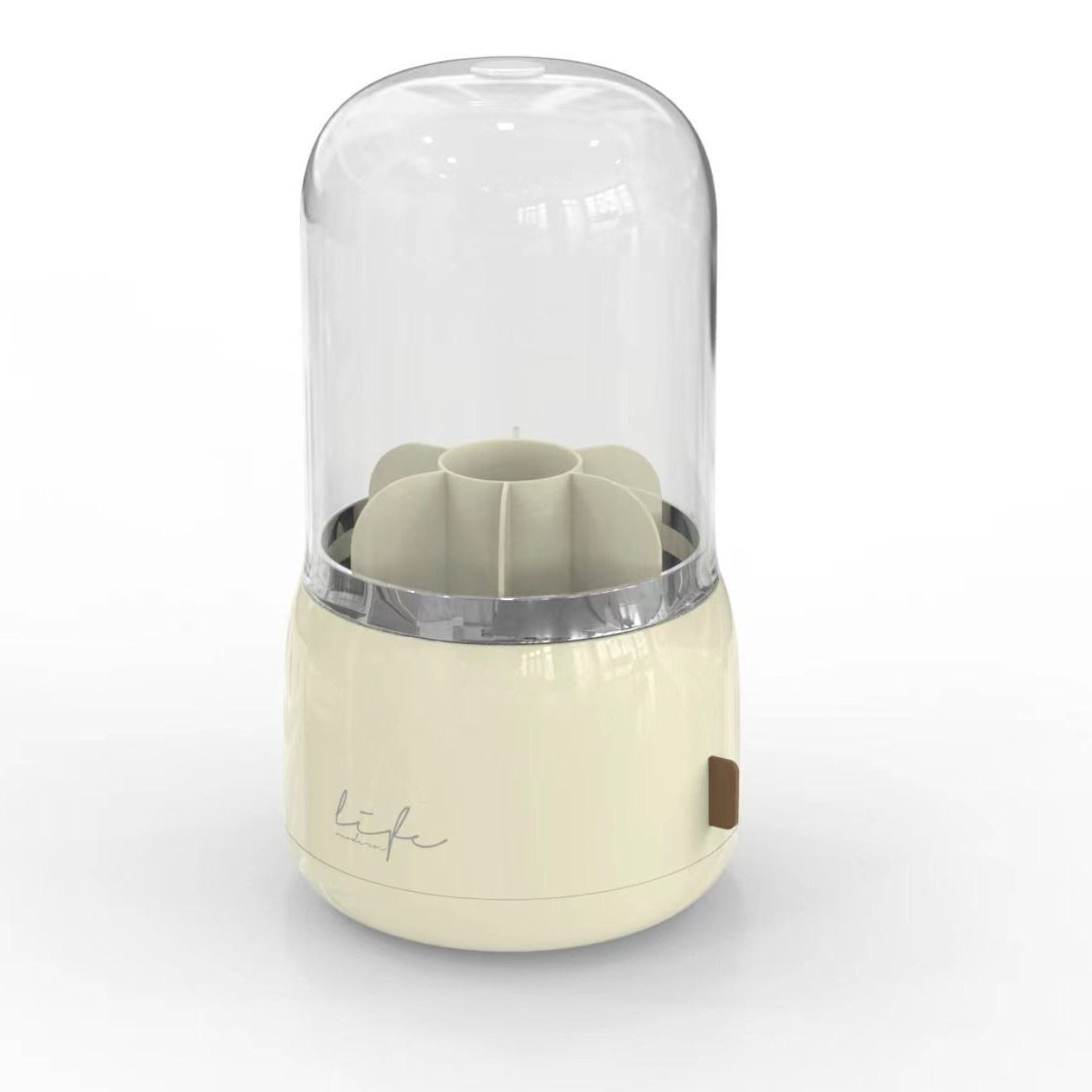 Luxury 360° Rotating Makeup Organizer – Elegant Vanity Storage