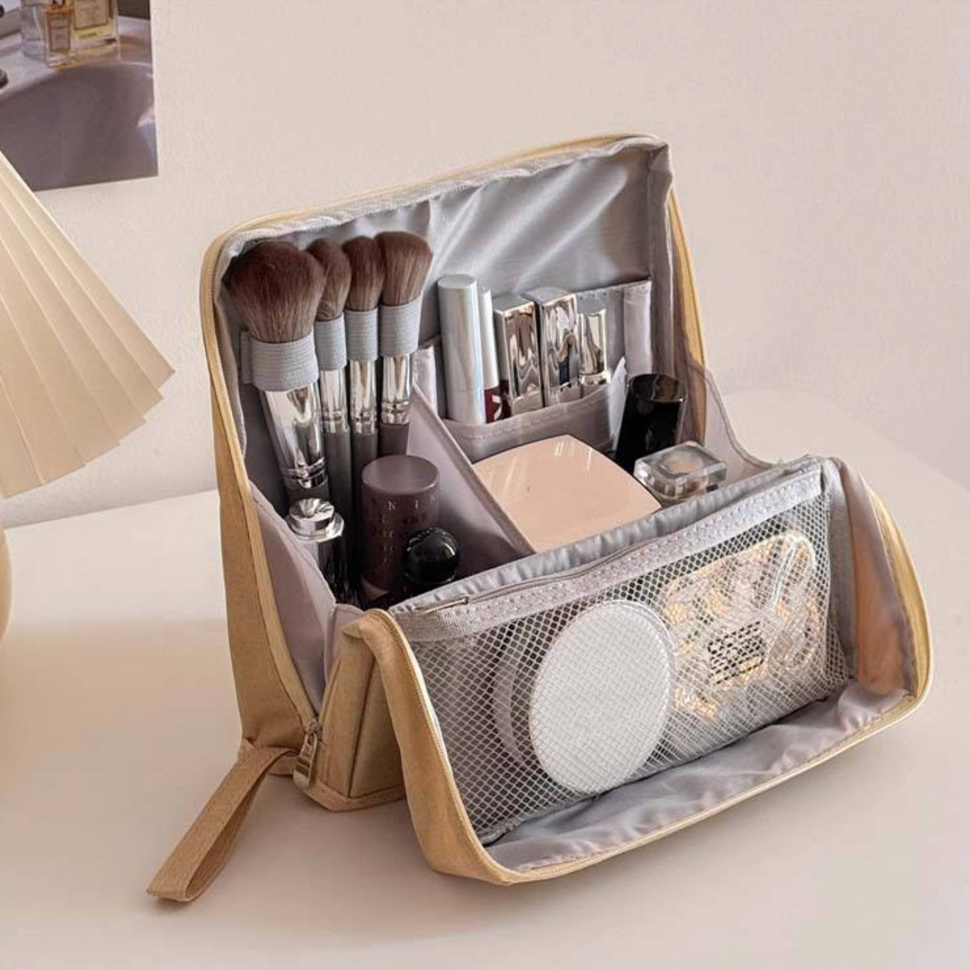 Waterproof Travel Toiletry Bag – Stylish Cosmetic & Beauty Organizer