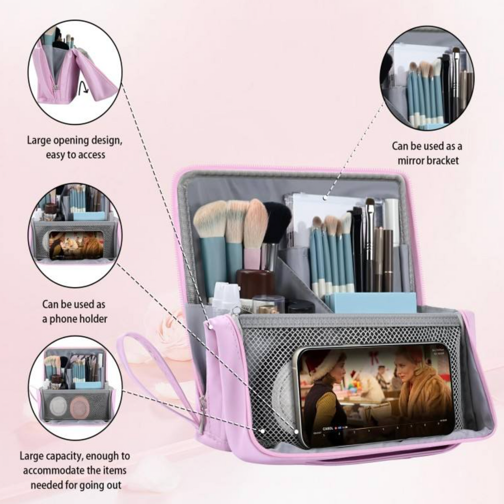 Waterproof Travel Toiletry Bag – Stylish Cosmetic & Beauty Organizer