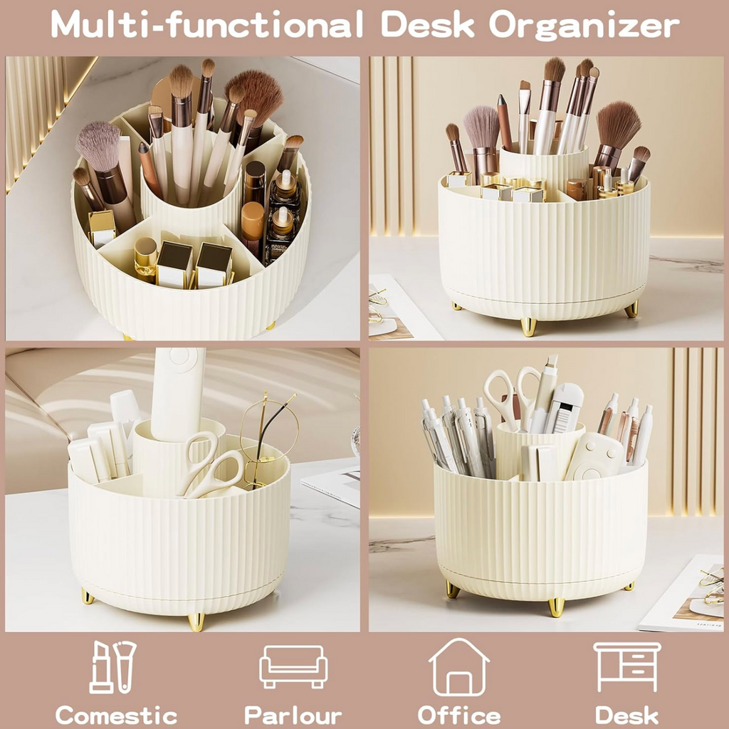 Professional Desktop Makeup Organizer – Large-Capacity Vanity Storage
