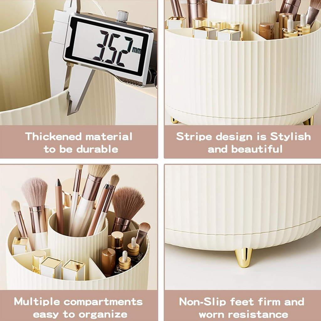 Professional Desktop Makeup Organizer – Large-Capacity Vanity Storage